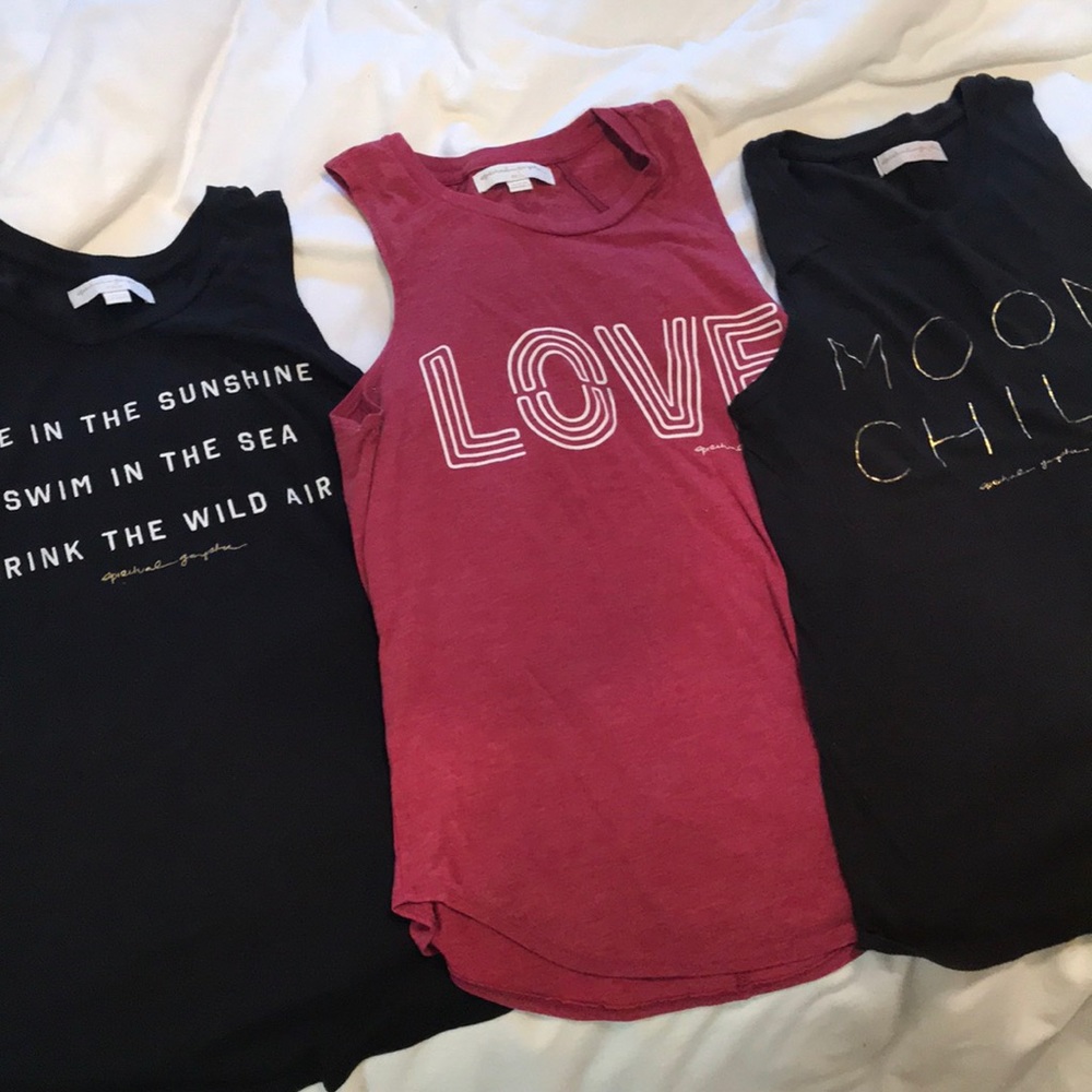 Spiritual Gangster tank tops